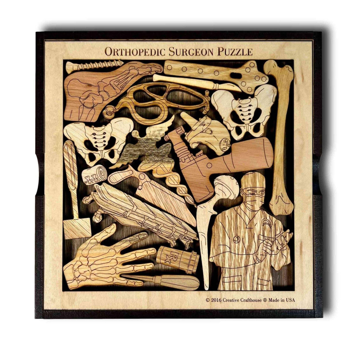Orthopedic Surgeon Puzzle Gift – artistic and challenging - can be personalized - Creative Crafthouse