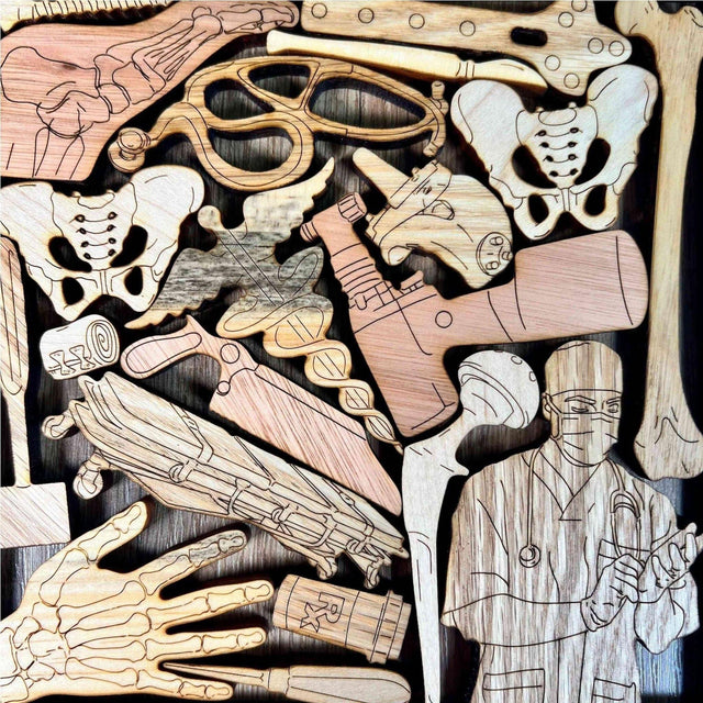 Orthopedic Surgeon Puzzle Gift – artistic and challenging - can be personalized - Creative Crafthouse