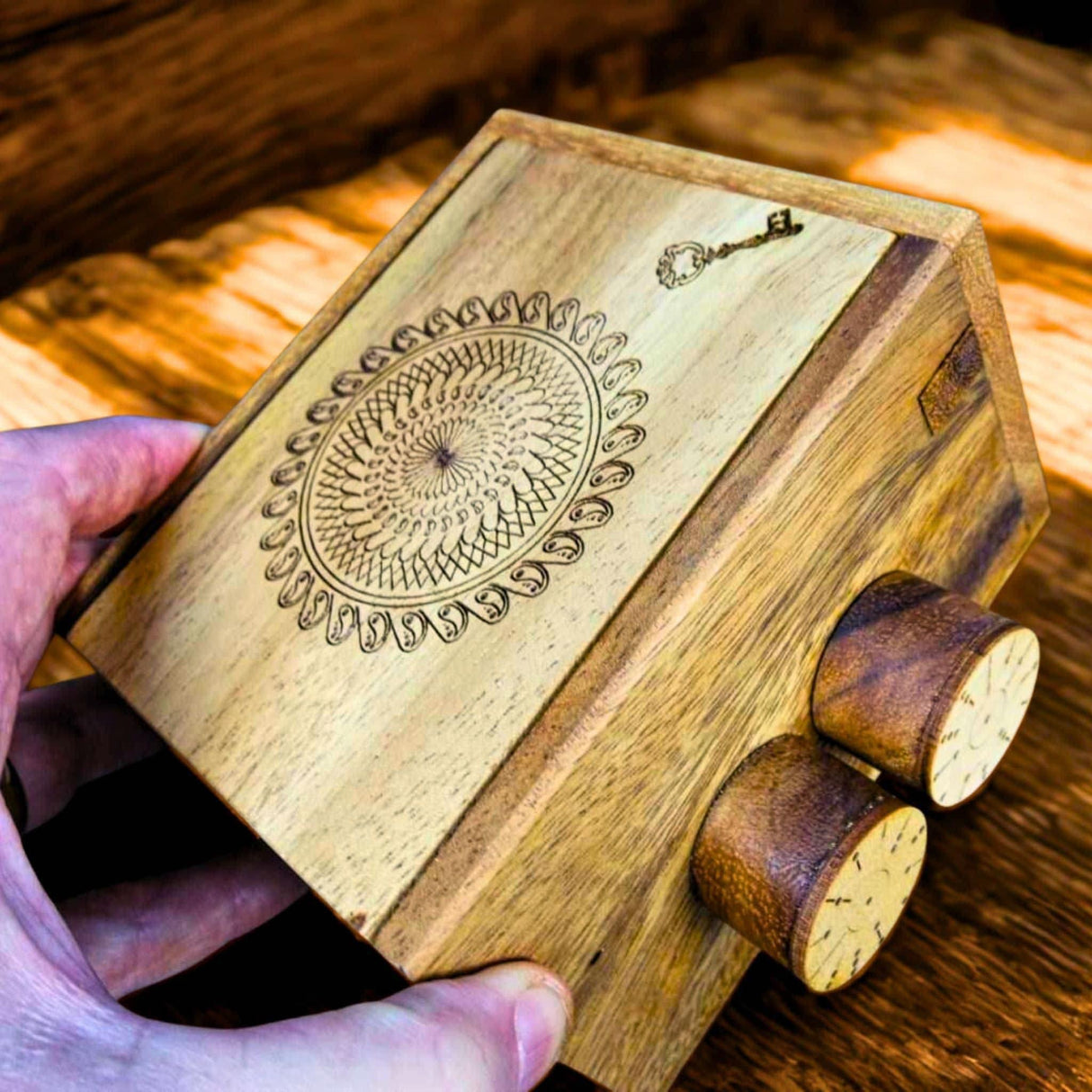 OT Wood Puzzle Box | Mandala Edition - Creative Crafthouse