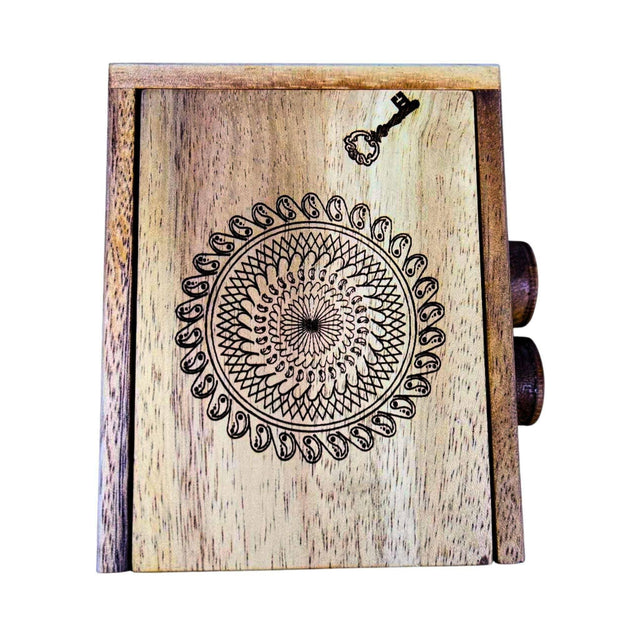 OT Wood Puzzle Box | Mandala Edition - Creative Crafthouse