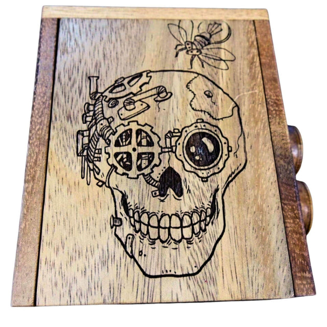 Overtime OT Puzzle Box | Skull Model | Escape Room Challenge - Creative Crafthouse