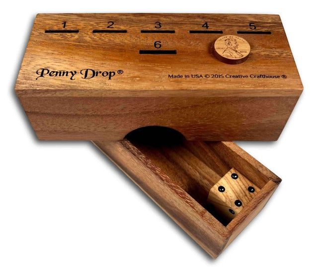 Penny Drop Game Small Version - A Fun Family or Bar Game - can be personalized - Creative Crafthouse