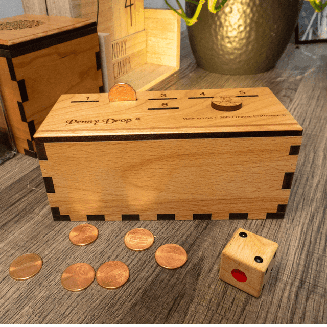 penny drop game is perfect for all ages and easy to learn how to play