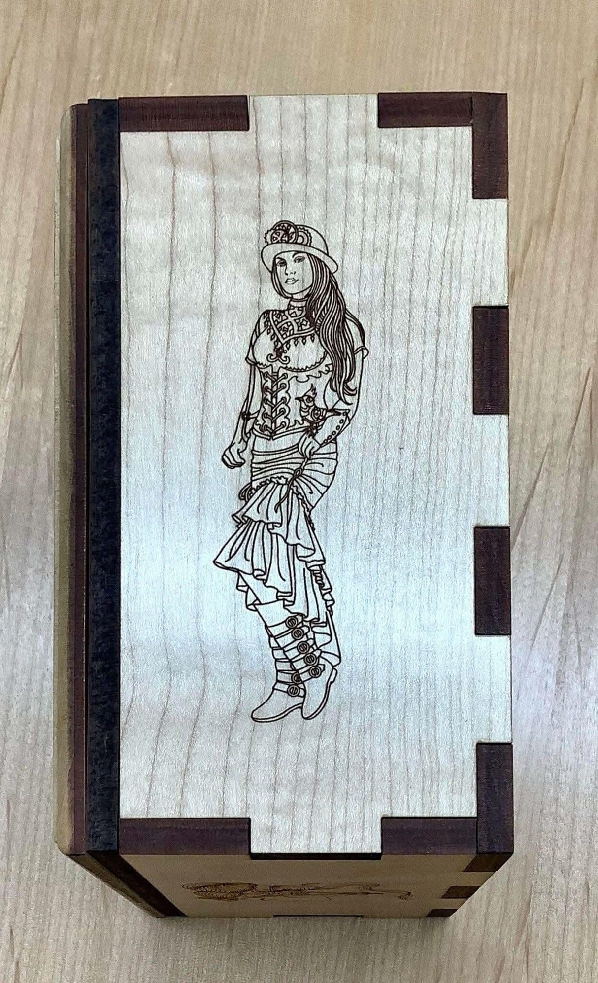 Personalizable & Beautiful Puzzle Box for Gift Cards and Money - Christmas Gift to Remember - The Belle Lock Box - Unique and Special - Creative Crafthouse