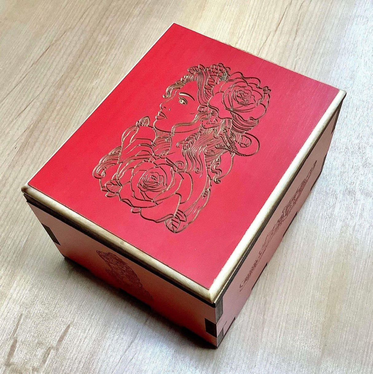 Personalizable & Beautiful Puzzle Box for Gift Cards and Money - Christmas Gift to Remember - The Belle Lock Box - Unique and Special - Creative Crafthouse