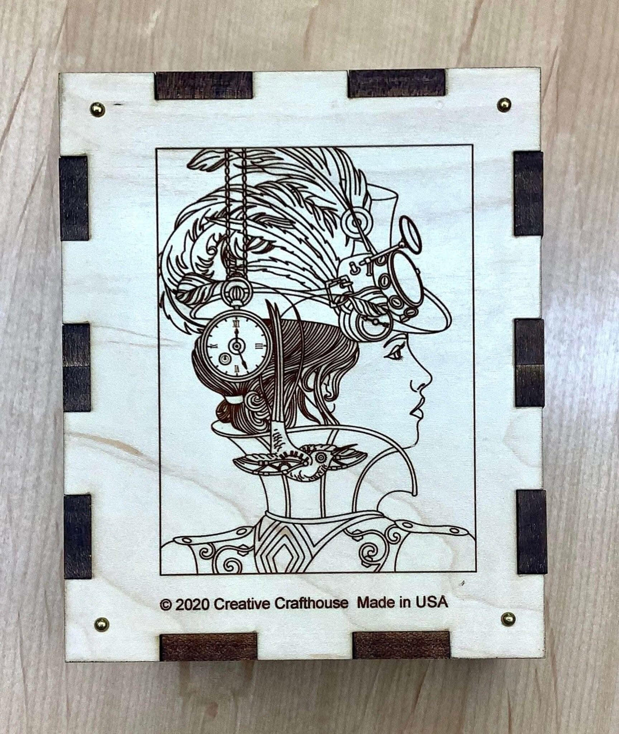 Personalizable & Beautiful Puzzle Box for Gift Cards and Money - Christmas Gift to Remember - The Belle Lock Box - Unique and Special - Creative Crafthouse