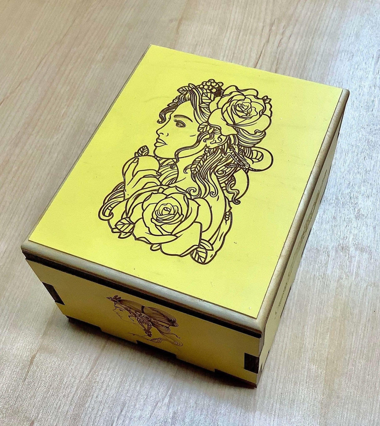Personalizable & Beautiful Puzzle Box for Gift Cards and Money - Christmas Gift to Remember - The Belle Lock Box - Unique and Special - Creative Crafthouse