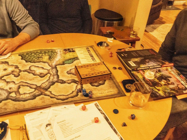 Personalizable DnD Gift - Personalized Wooden Dice Box for TTRPG gaming - 7" x 4.5" x 1.5" - Dungeons and Dragons Accessory - Creative Crafthouse