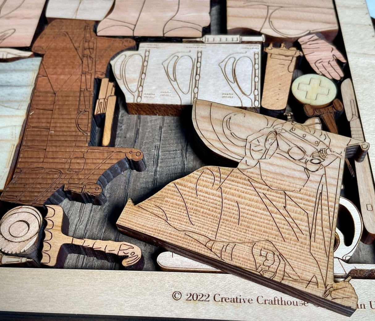 Personalizable Gift for Plastic Surgeon Puzzle Gift - The Plastic Surgeon Puzzle - Add a Laser Engraved Name and Message - Thank You Gifts - Creative Crafthouse