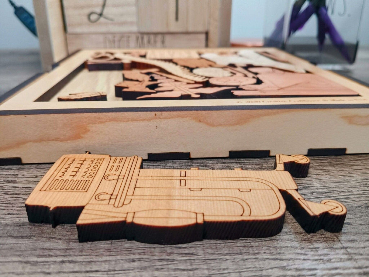 Personalizable Thank You Gift for Surgeons - The Surgeon’s Challenge Puzzle - Retirement Gift - Wood Brain Teaser - Creative Crafthouse