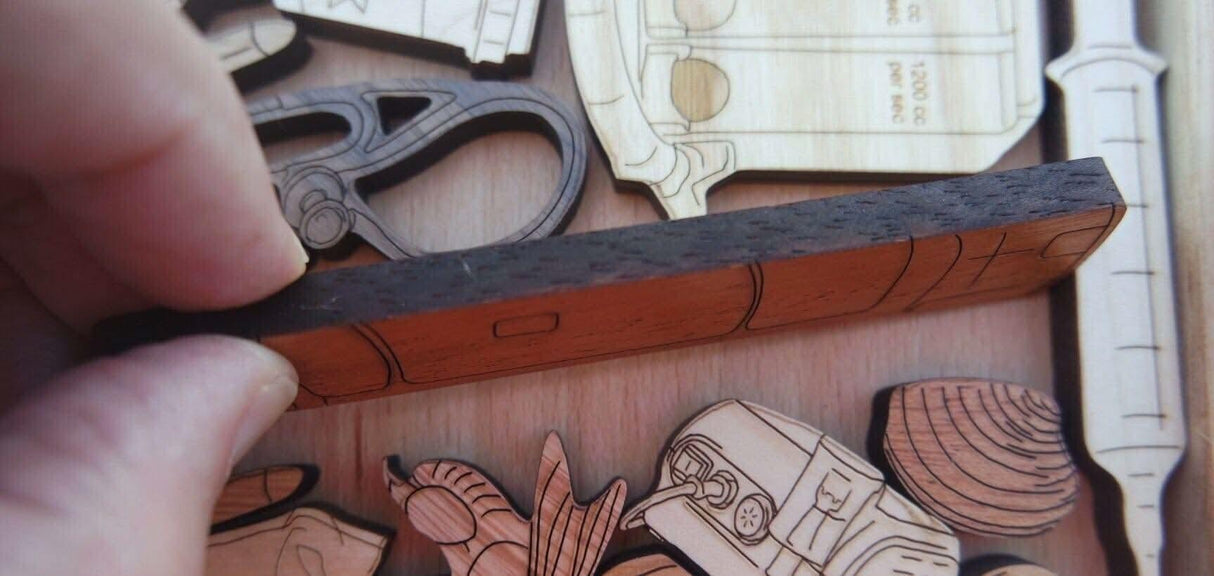 Personalizable Gift for Allergist and Immunologist - Artisic Wood Puzzle and Office Decor - Add a Personalized Laser Engraving - Creative Crafthouse