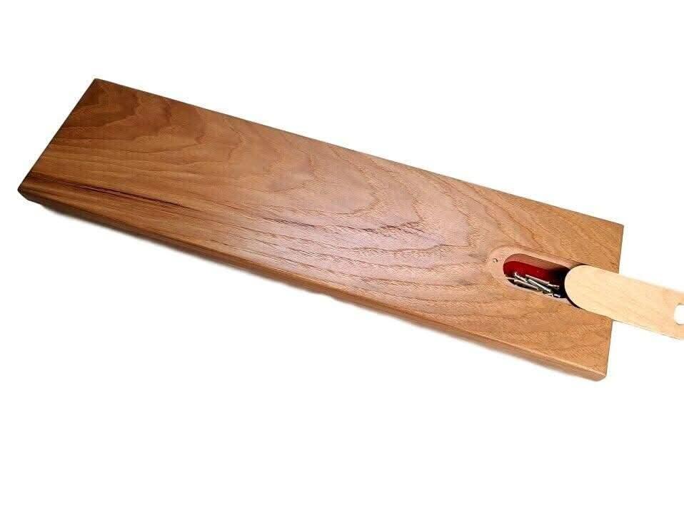 Personalized Cribbage Board - Tournament Long Board Premium – Choice of Cherry, Maple or Beetle Kill Wood - Add Name and/or Message - Creative Crafthouse