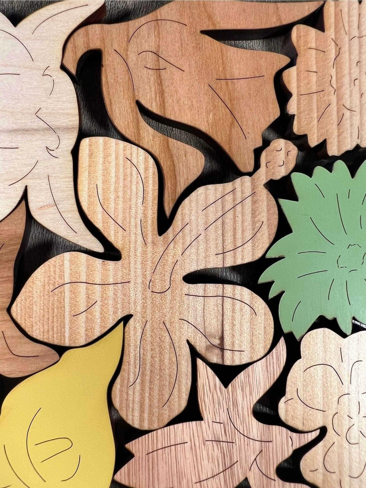 Personalized Gift for Flower Lovers - The Florist's Challenge Wood Puzzle | Add a Laser Engraved Name | One of a Kind Gift - Creative Crafthouse