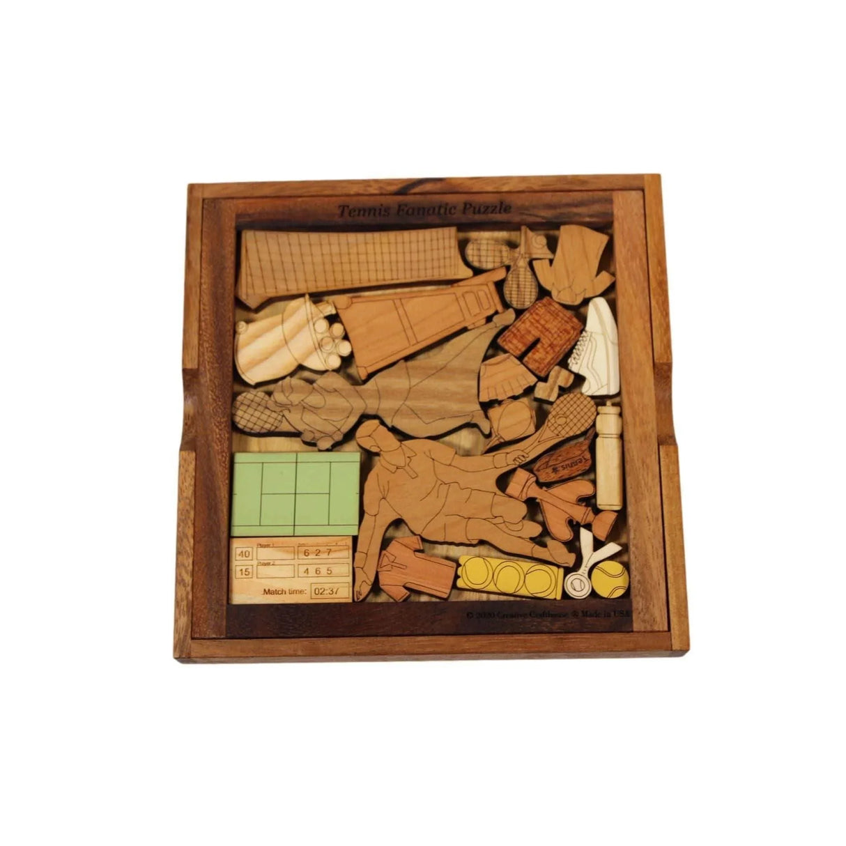 Personalized Tennis Puzzle – Custom Gift for Coaches & Players - Creative Crafthouse