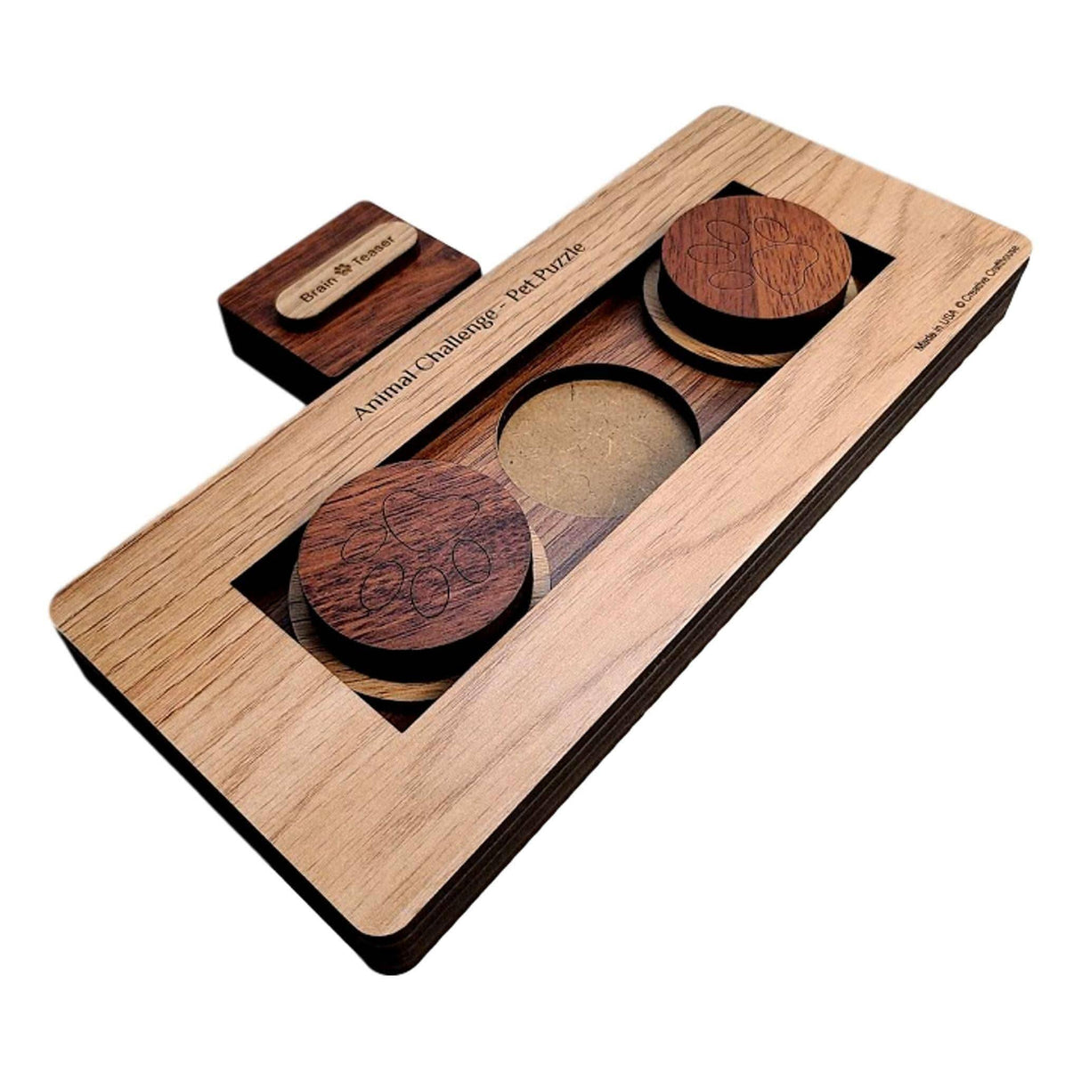 Pet Challenge Puzzle – Interactive Treat Toy for Dogs & Cats - Creative Crafthouse