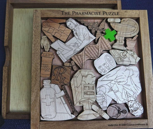 Pharmacist Gift Puzzle | Personalizable Graduation Gifts - Creative Crafthouse