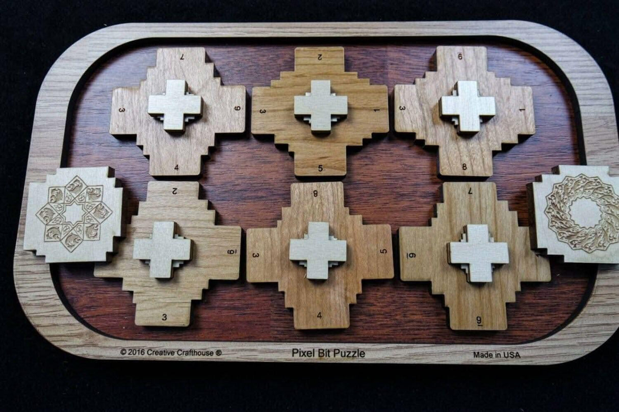 Pixel Bit Puzzle – Handcrafted Escape Room Puzzle - Creative Crafthouse