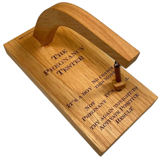 Unique Gift for Expecting Mothers - The Pregnancy Decider - Flick the Pendulum and Let it Decide What to Do - Wooden Desk Toy - Creative Crafthouse