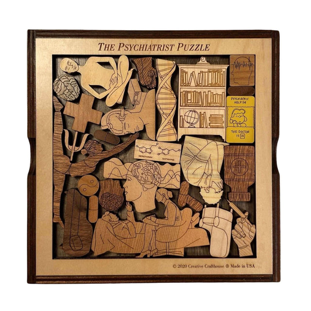Psychiatrist Puzzle | Personalized Gift - Creative Crafthouse