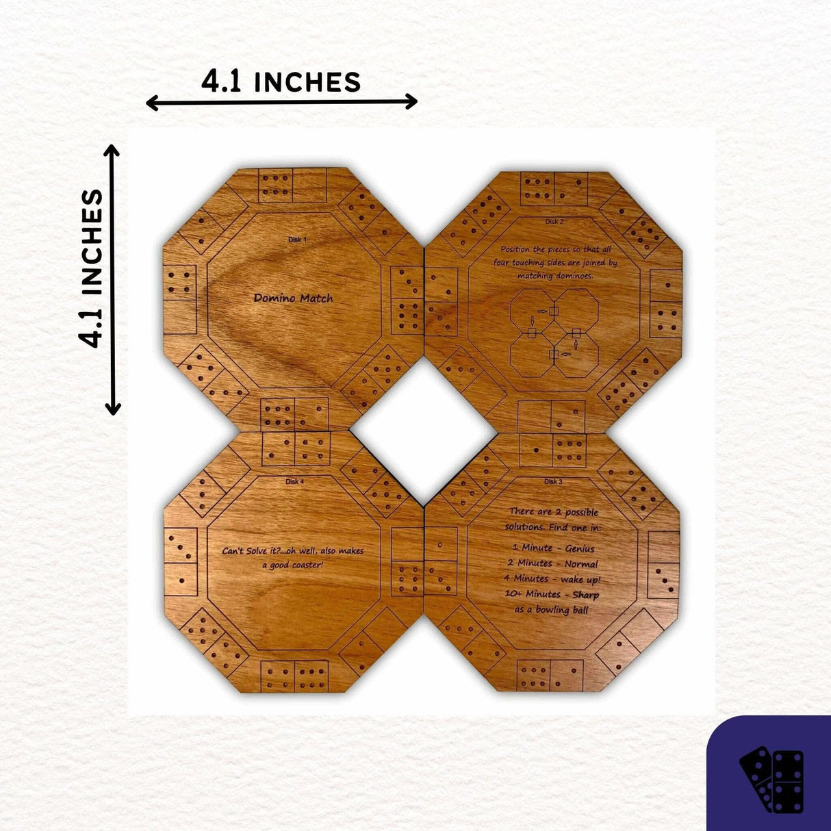 Puzzle Coaster Set – Bar Decor & Brain Teaser in One - Creative Crafthouse