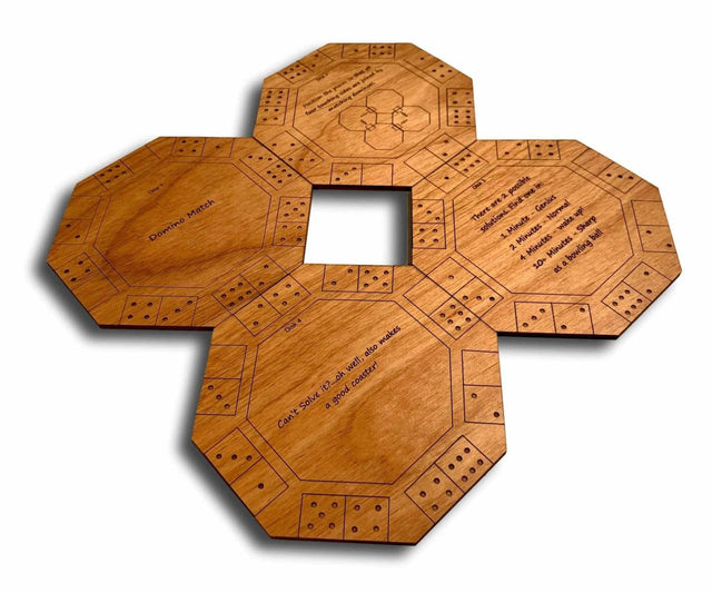 Puzzle Coaster Set – Bar Decor & Brain Teaser in One - Creative Crafthouse