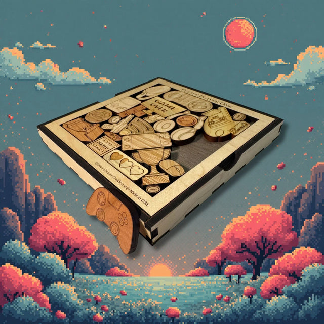 Puzzle Player One | Wooden Video Game Packing Puzzle - Creative Crafthouse