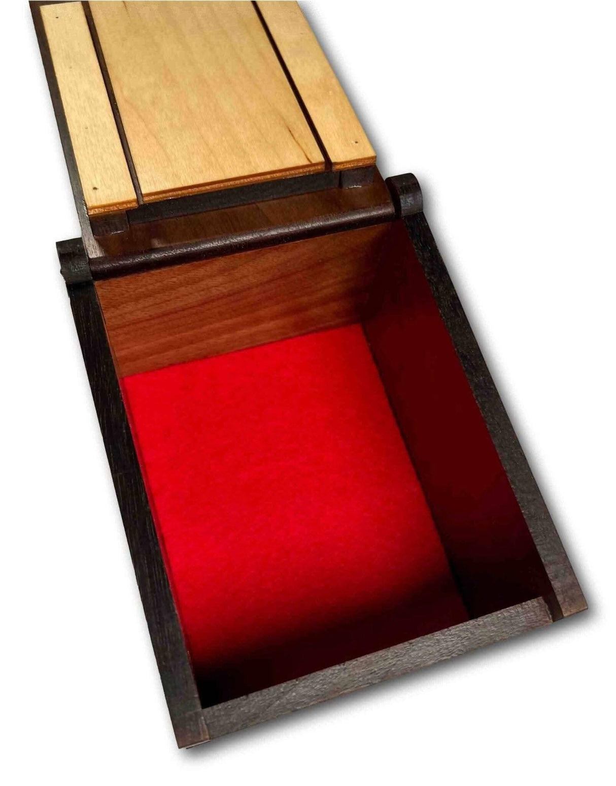 Secret Lock Box II - Can You Open the Box... Put a Gift Inside and Watch the Fun - WALNUT Version - Creative Crafthouse