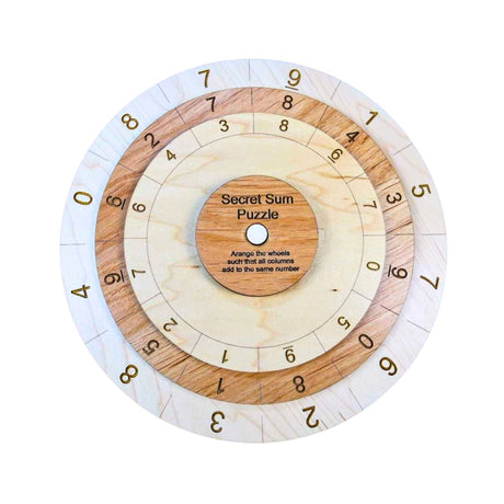 Secret Sum Puzzle | Math and Logic Brain Teaser - Creative Crafthouse