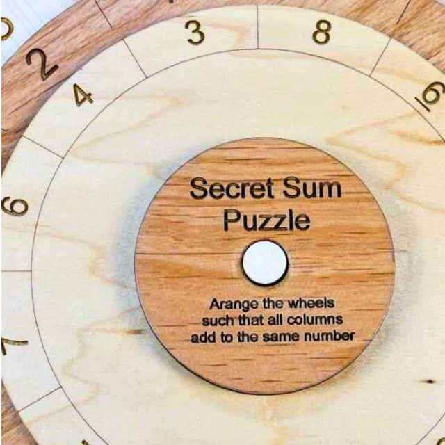 Secret Sum Puzzle | Math and Logic Brain Teaser - Creative Crafthouse
