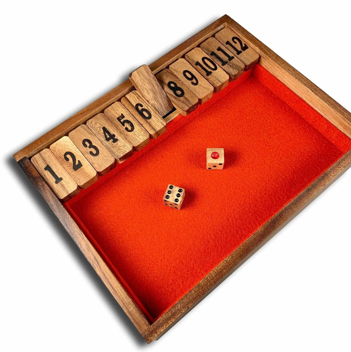 Shut The Box Game #1 - 12 Premium - Family Game For All Ages - Creative Crafthouse