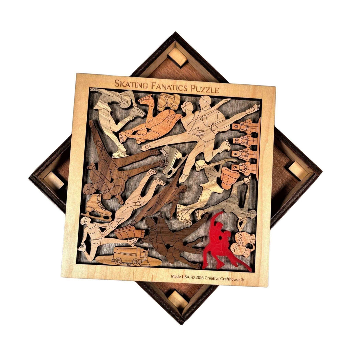 Skating Fanatics Puzzle – Personalized Gift for Ice Skaters - Creative Crafthouse