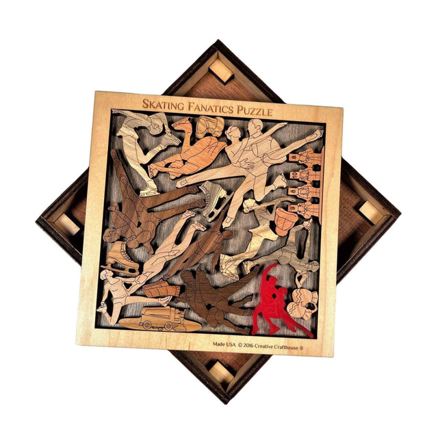 Skating Fanatics Puzzle – Personalized Gift for Ice Skaters - Creative Crafthouse