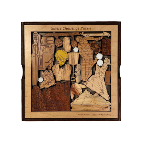 Skiers Puzzle | Personalizable Gift - Creative Crafthouse