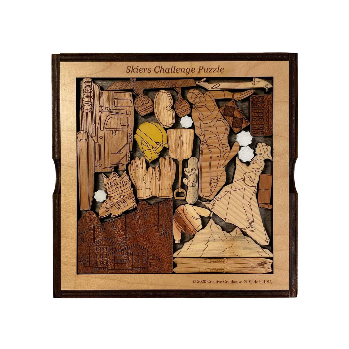 Skiers Puzzle | Personalizable Gift - Creative Crafthouse