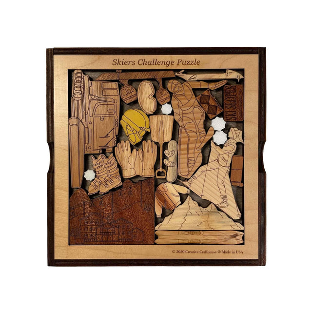 Skiers Puzzle | Personalizable Gift - Creative Crafthouse