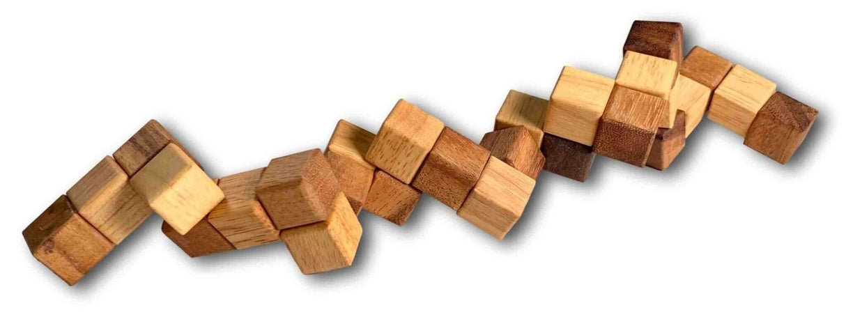 Snake - Wooden Dexterity Brain Teaser Puzzle - Creative Crafthouse