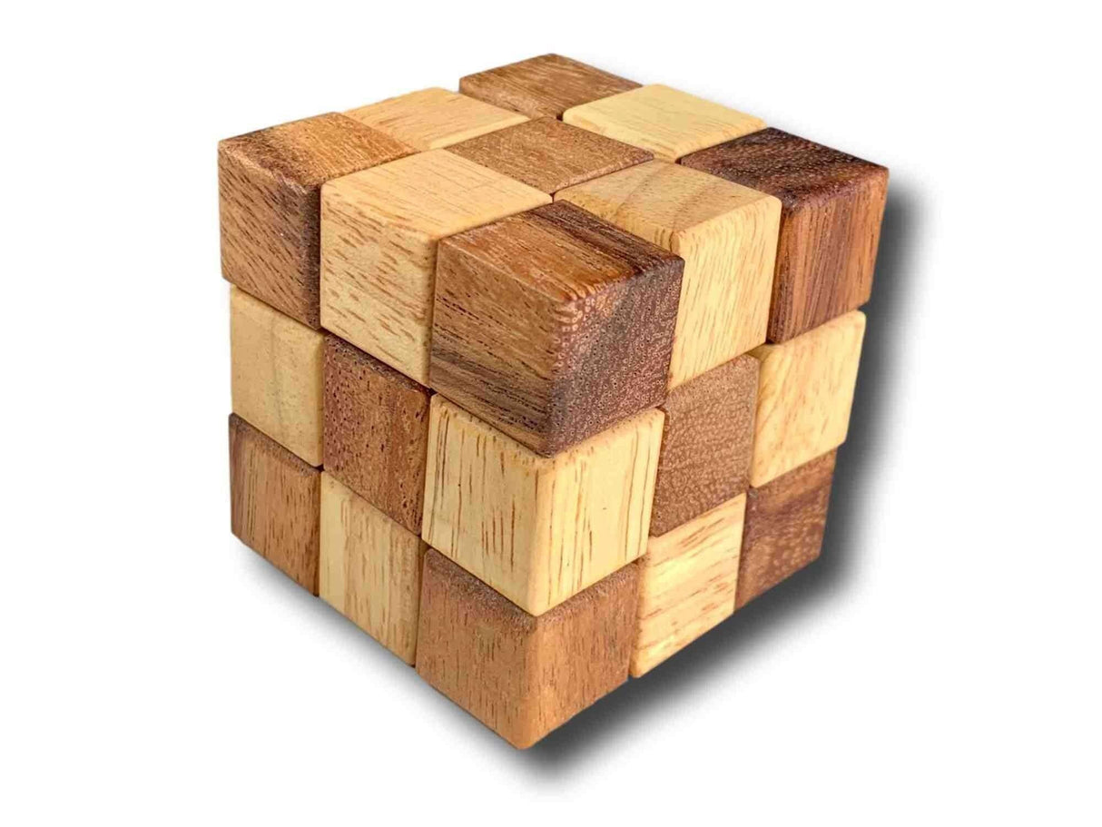 Snake - Wooden Dexterity Brain Teaser Puzzle - Creative Crafthouse