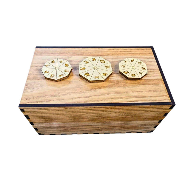 Stargazer Wood Puzzle Box | Extra Large Size With Multi Step Lock - Creative Crafthouse