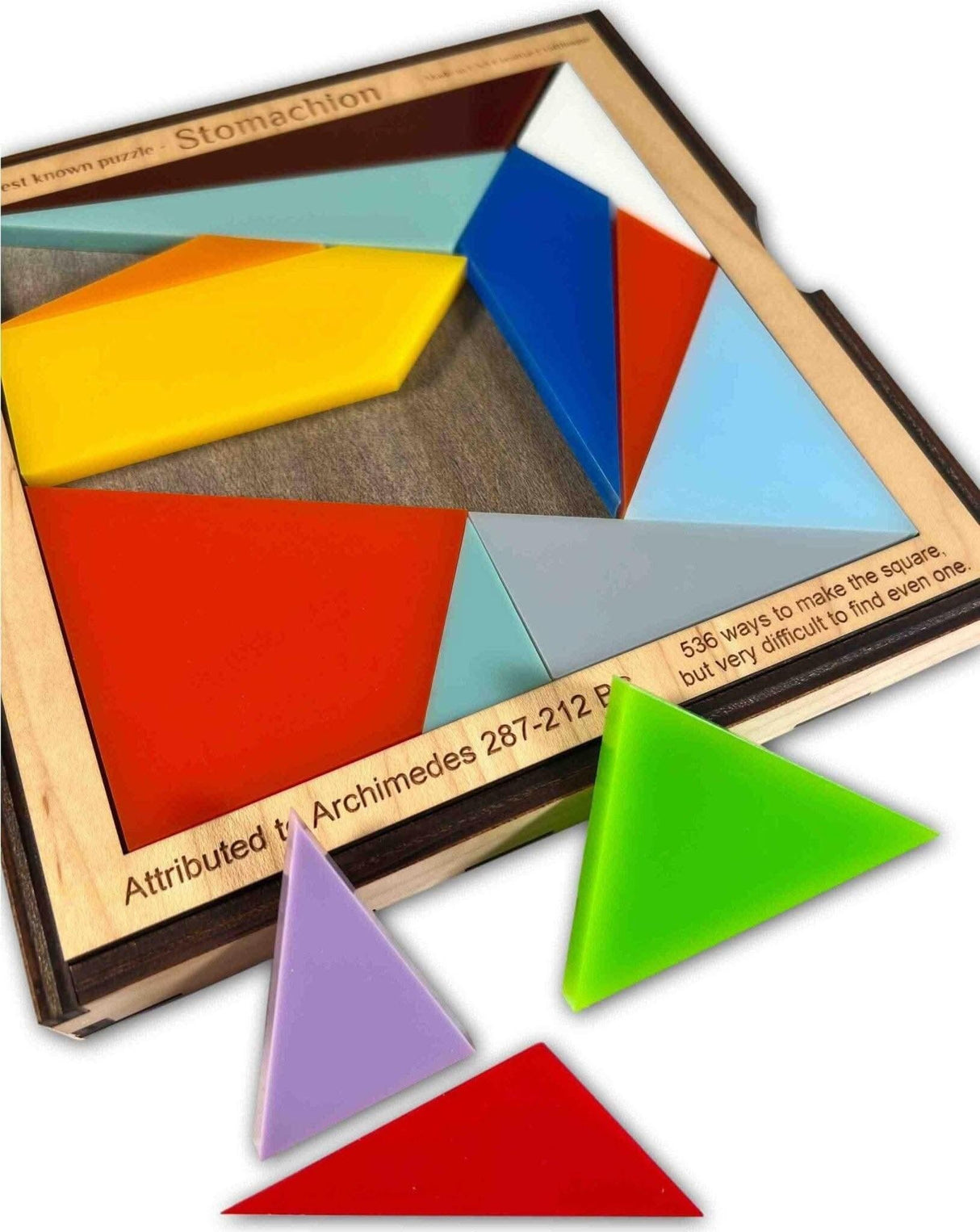 Stomachion or Ostomachion Puzzle - worlds oldest by Archimedes - very difficult with many challenges - Creative Crafthouse