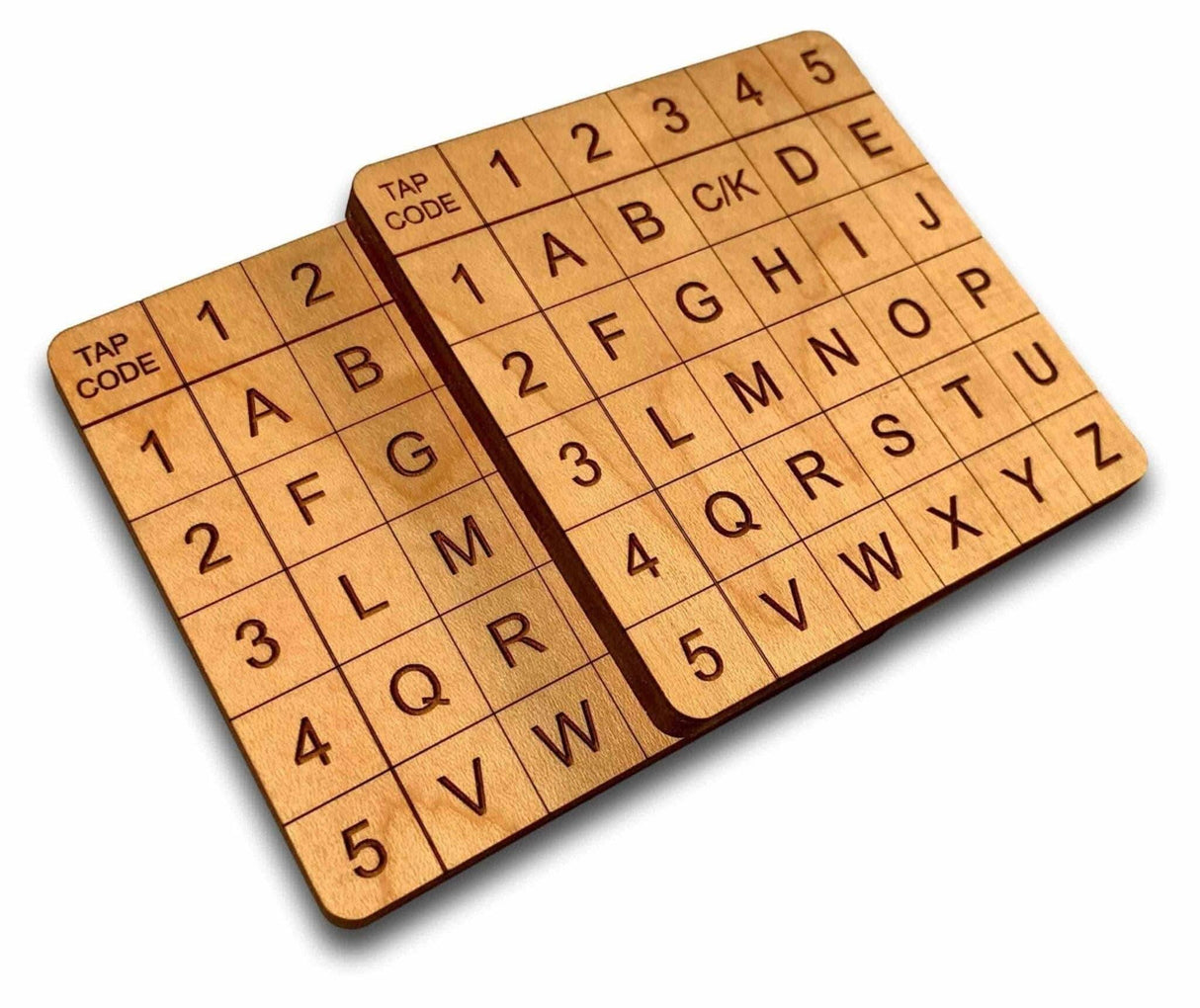 Tap Code Cipher (set of 2) - Creative Crafthouse