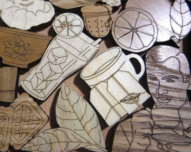 Tea Lovers Puzzle Great Gift Idea For The Holidays - Gift Ideas - Wooden Puzzle - Tea Lover Gift - Creative Crafthouse