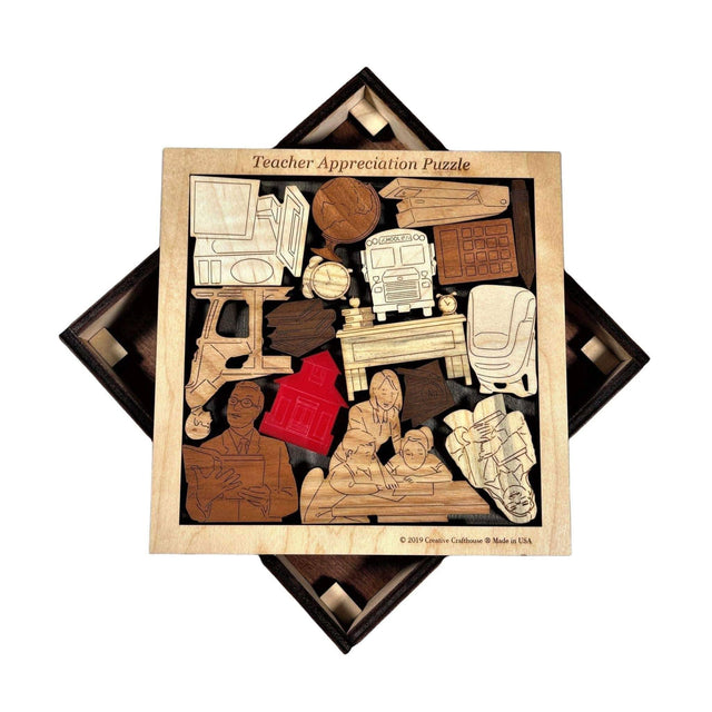 Personalized Teacher Appreciation Puzzle – Thoughtful Gift for Educators - Creative Crafthouse