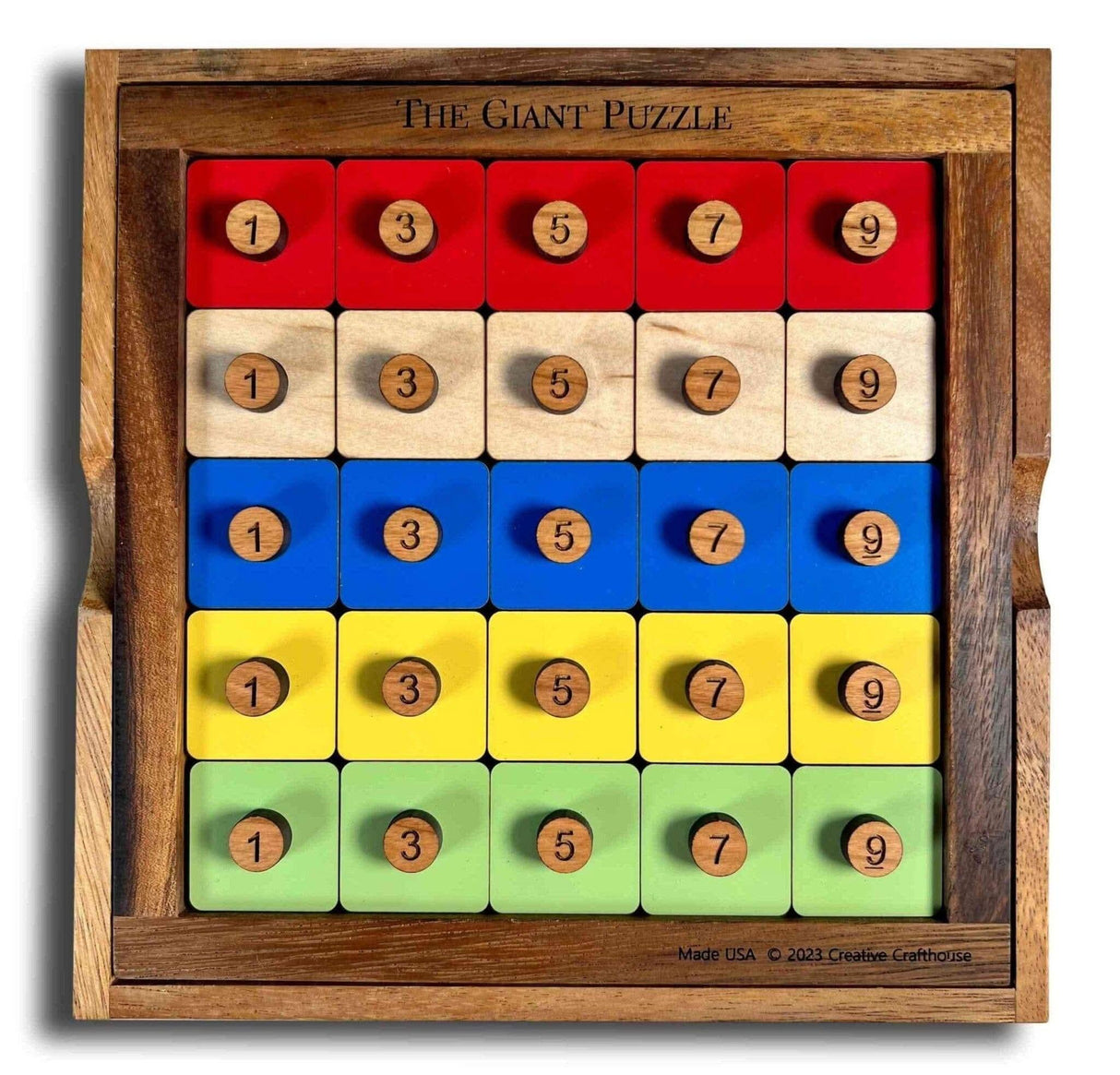 The Impossible Puzzle Series - The Giant Puzzle - A Difficult Wood Brain Teaser for Ages 16 and Up - Christmas Gift for Dad - Creative Crafthouse