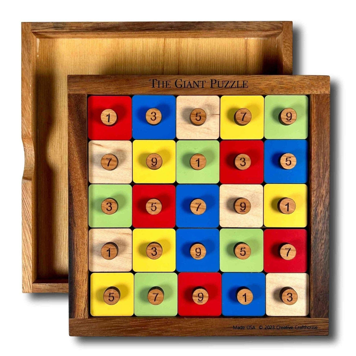 The Impossible Puzzle Series - The Giant Puzzle - A Difficult Wood Brain Teaser for Ages 16 and Up - Christmas Gift for Dad - Creative Crafthouse