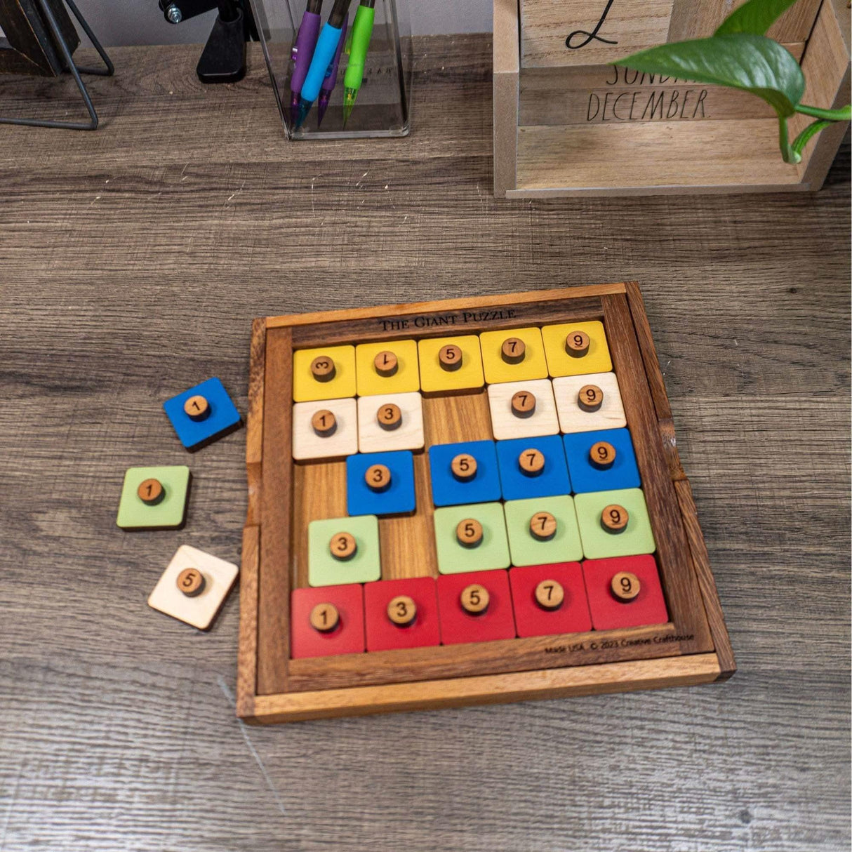 The Impossible Puzzle Series - The Giant Puzzle - A Difficult Wood Brain Teaser for Ages 16 and Up - Christmas Gift for Dad - Creative Crafthouse