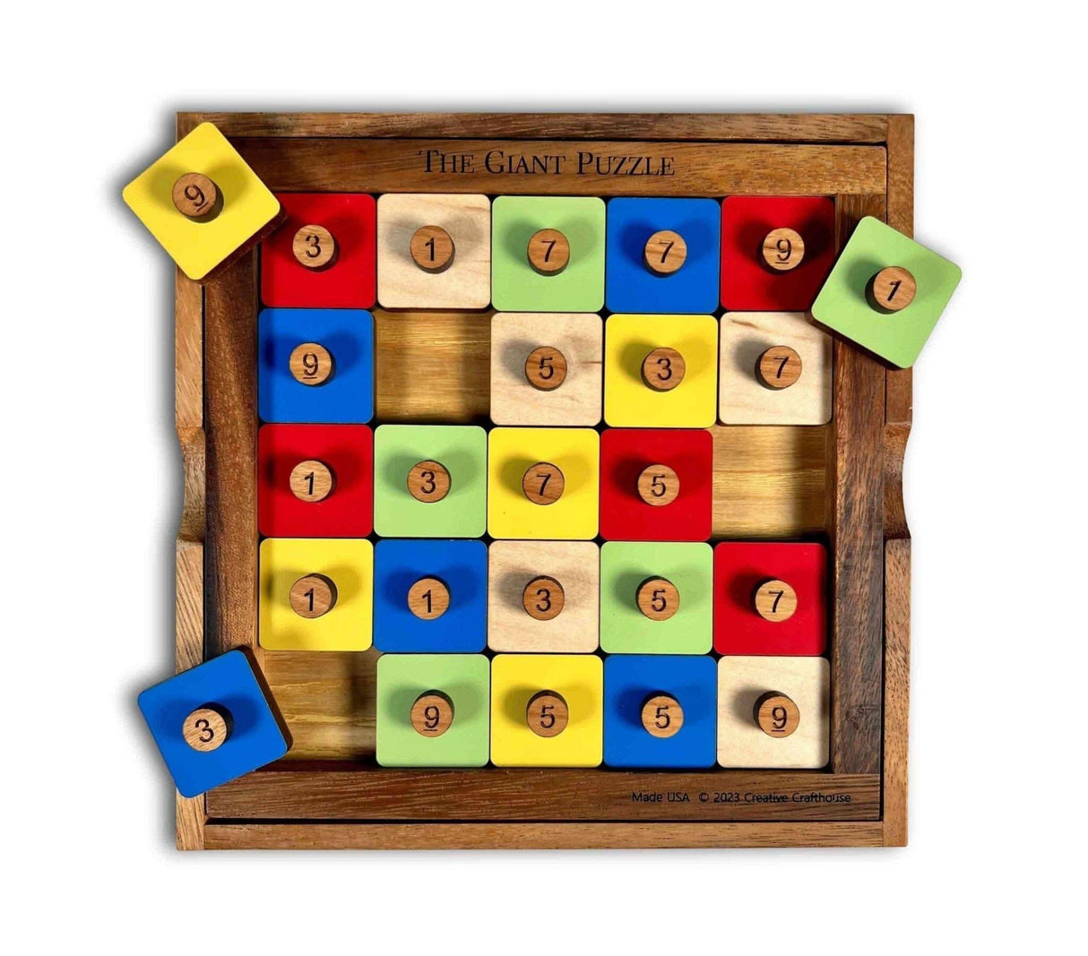 The Impossible Puzzle Series - The Giant Puzzle - A Difficult Wood Brain Teaser for Ages 16 and Up - Christmas Gift for Dad - Creative Crafthouse