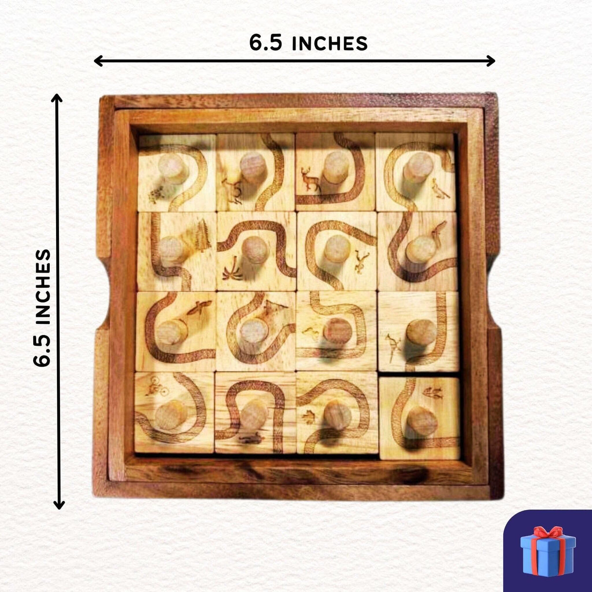 Trail Run Wooden Puzzle - Complete the Trail to Win - Difficulty Level 6.5 out of 10 - Creative Crafthouse