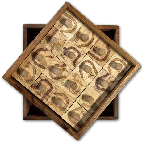 Trail Run Wooden Puzzle - Complete the Trail to Win - Difficulty Level 6.5 out of 10 - Creative Crafthouse