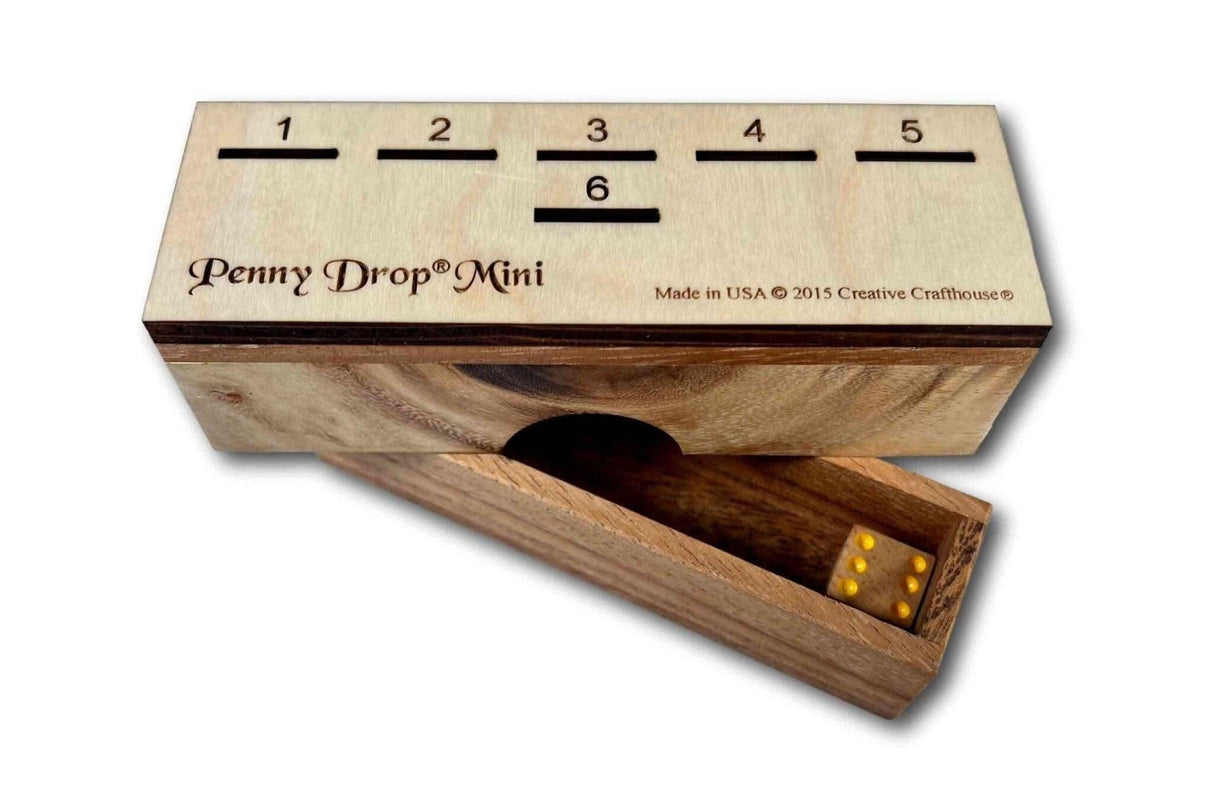 Travel Sized Penny Drop Game | Compact Portable Size of our Classic Family Game For All Ages | Play on the Go | Play with 2 or more players - Creative Crafthouse