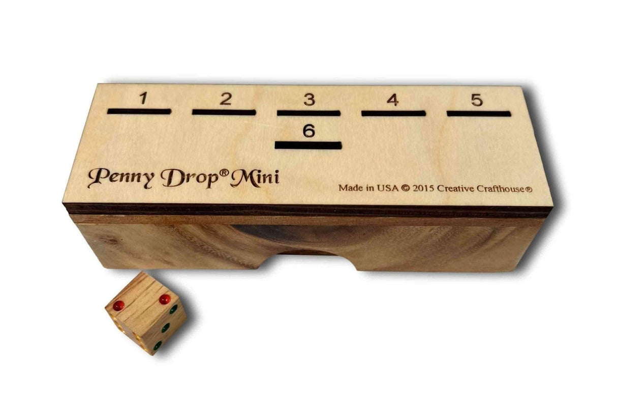 Travel Sized Penny Drop Game | Compact Portable Size of our Classic Family Game For All Ages | Play on the Go | Play with 2 or more players - Creative Crafthouse